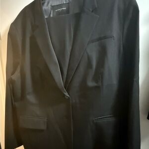 Suit Banana Republic factory black suit machine washable, blazer & pants